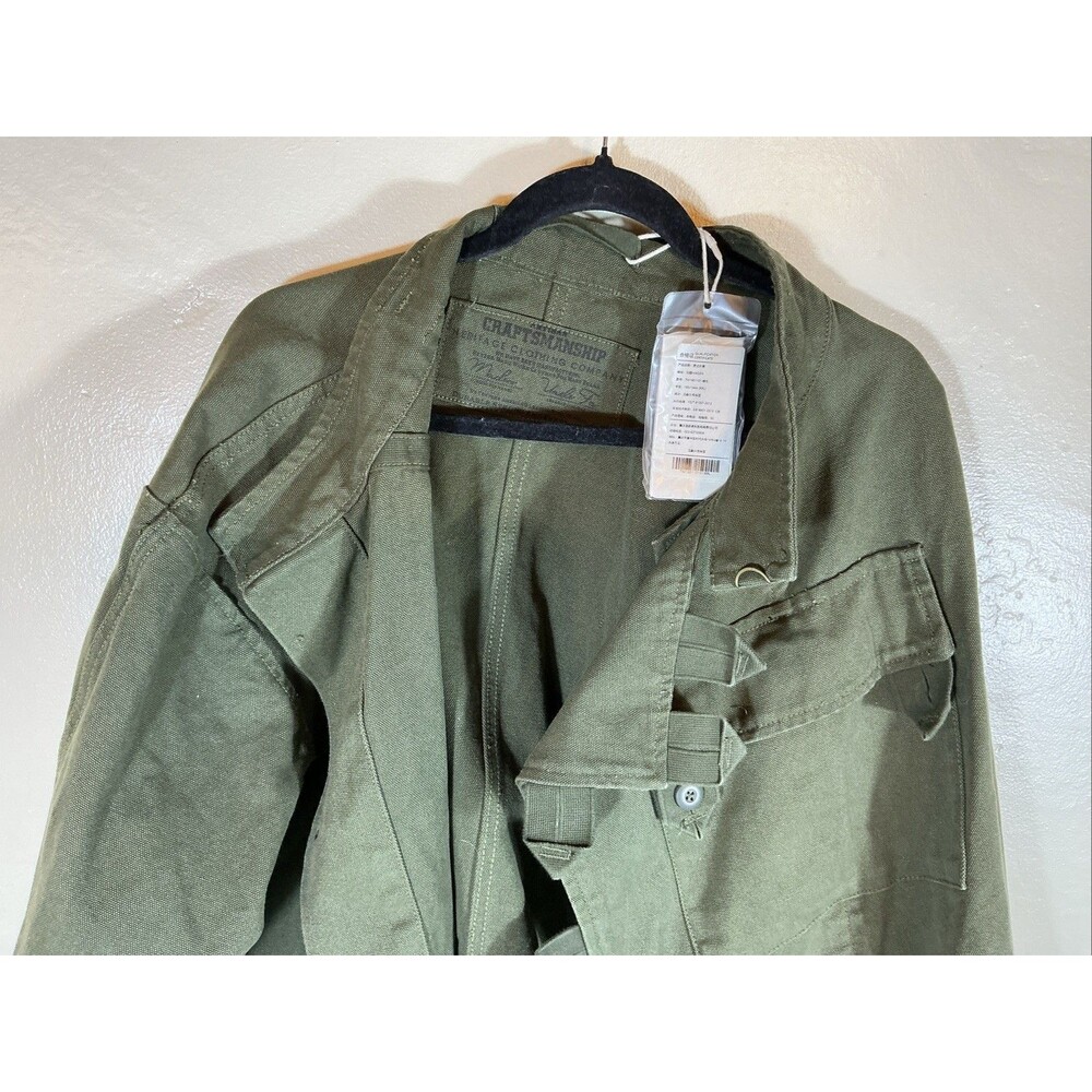 Men's Vintage Swedish Motorcycle Jacket Cotton Heritage XXL Maden Uncle Fu - Picture 4 of 9